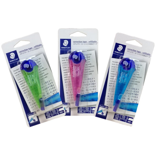 [SG] STAEDTLER Correction Tape Refillable + Refill [Evergreen Stationery]