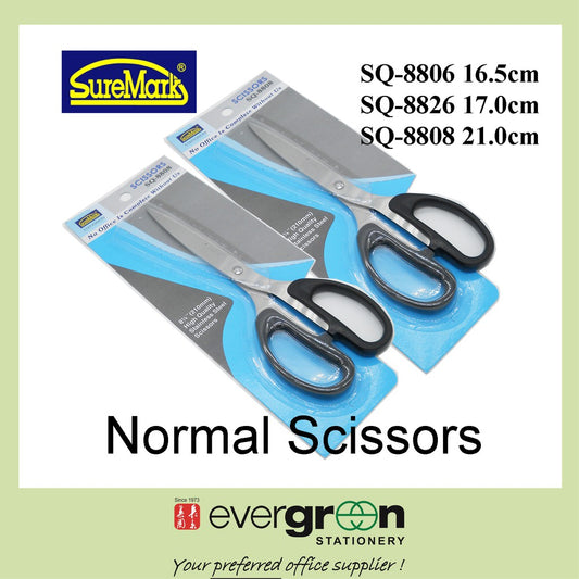 [SG] Suremark Stainless Steel Scissors [Evergreen Stationery]