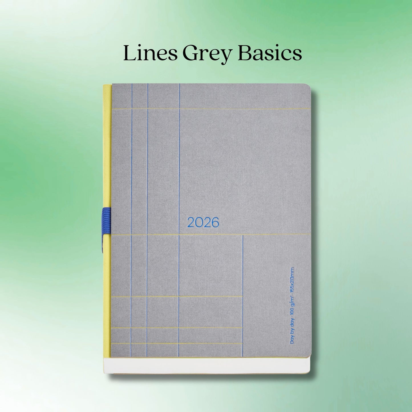 [SG]APLI 2026 A5 Day to Page Sewn Kraft Card Envelope Planner with Stamp Diary | Lines Series [Evergreen Stationery]