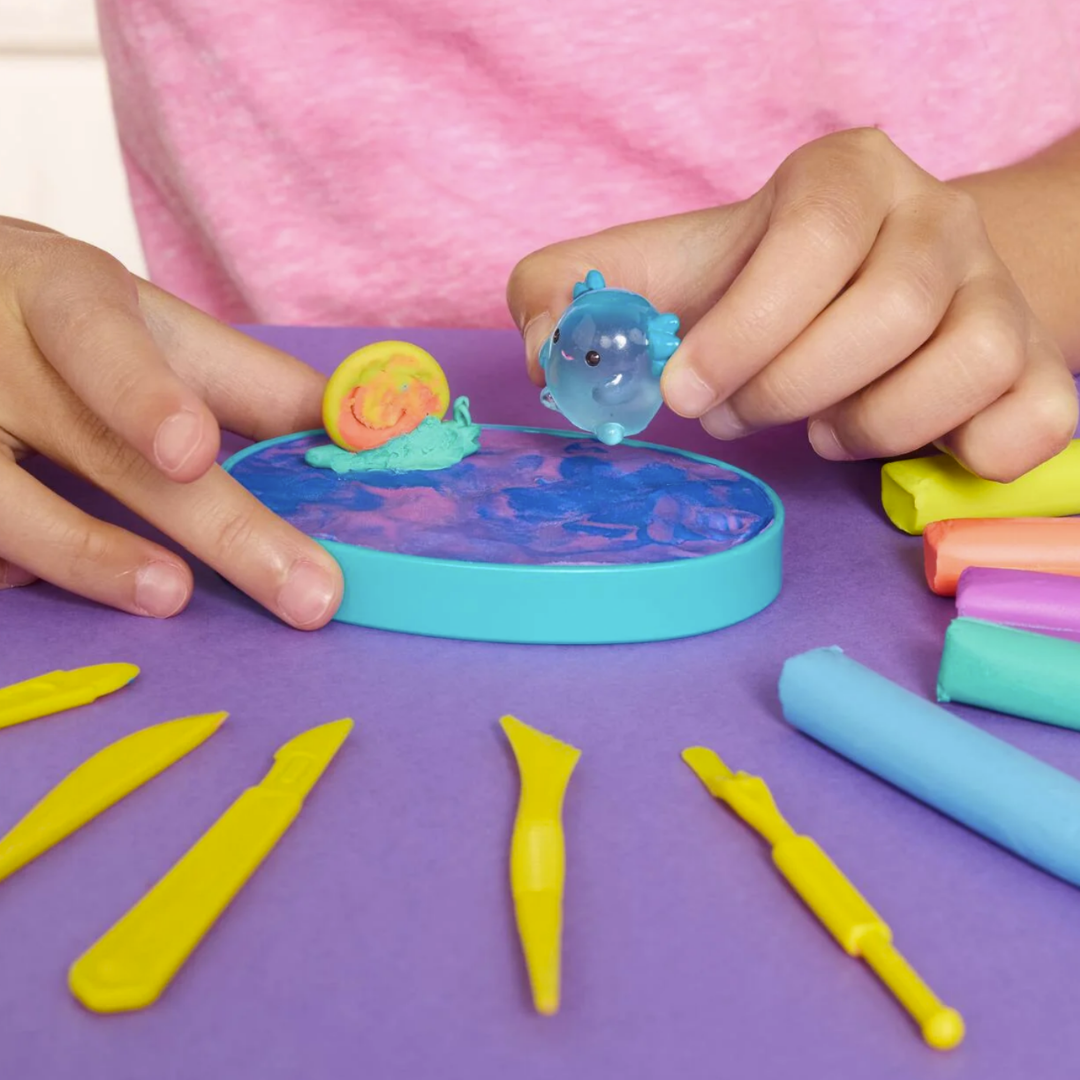 Faber Castell MYO Water Globes Axolotis | Ages 6+ | DIY snow globe kit | Sculpt whimsical aquatic scenes