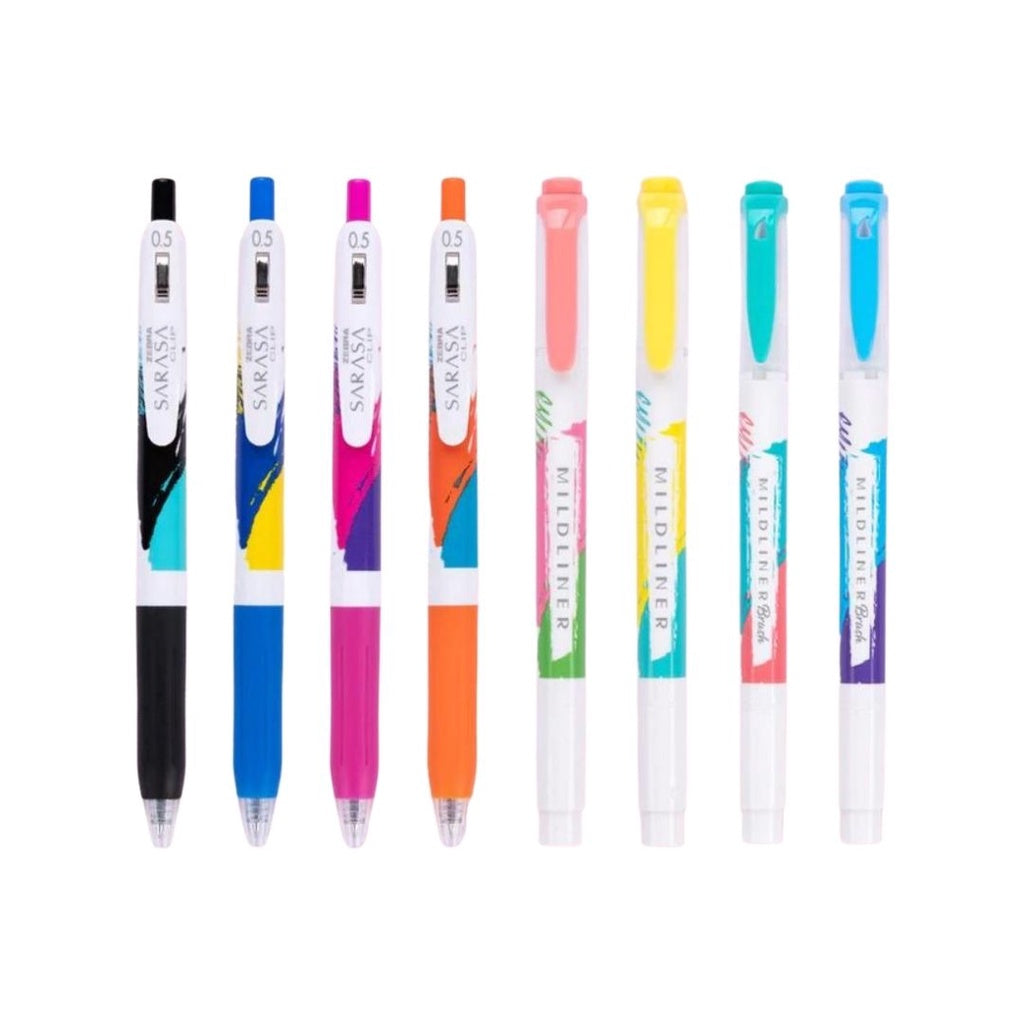 [SG] [LIMITED EDITION] ZEBRA My Mood Bright Mood / Natural Mood / Retro Mood 8C Set [Evergreen Stationery]