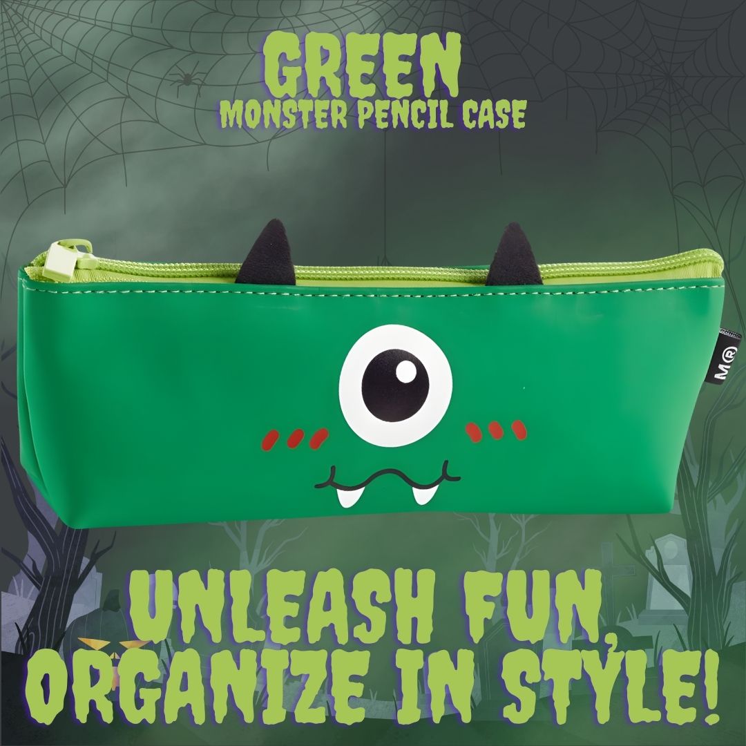 [SG] APLI Pencil Case Monster [Evergreen Stationery]