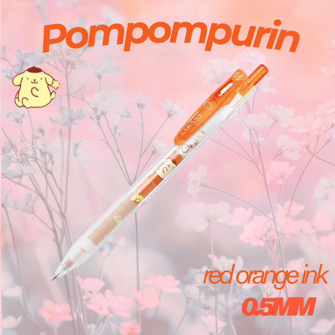 [SG] Zebra Sarasa Clip Pen Set A 0.5mm – Sanrio Limited Edition (3 Colors) [Evergreen Stationery]