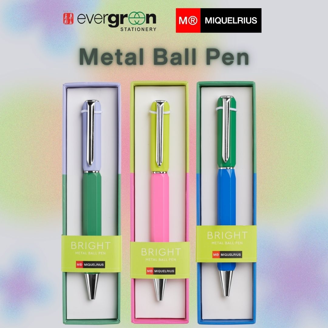 [SG] APLI Metal Ball Pen [Evergreen Stationery]