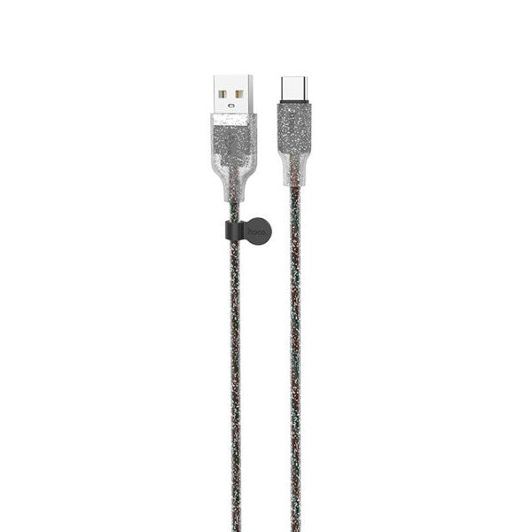 Hoco U73 Type-C Star Galaxy Silicone Charging Data Cable