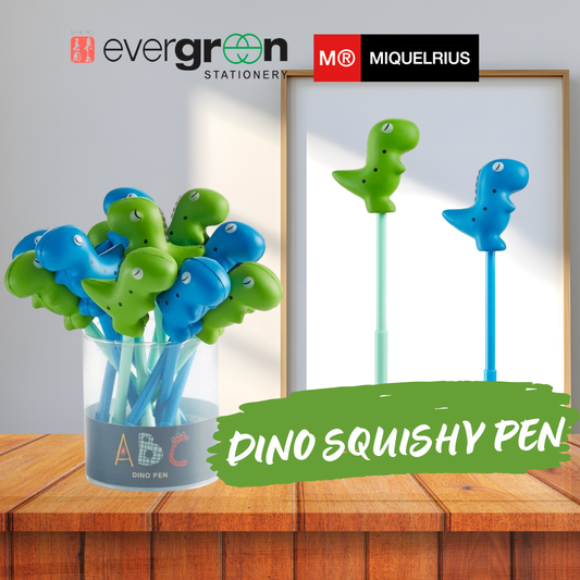 [SG] Apli Miquelrius Dino Squishy Pen [Evergreen Stationery]