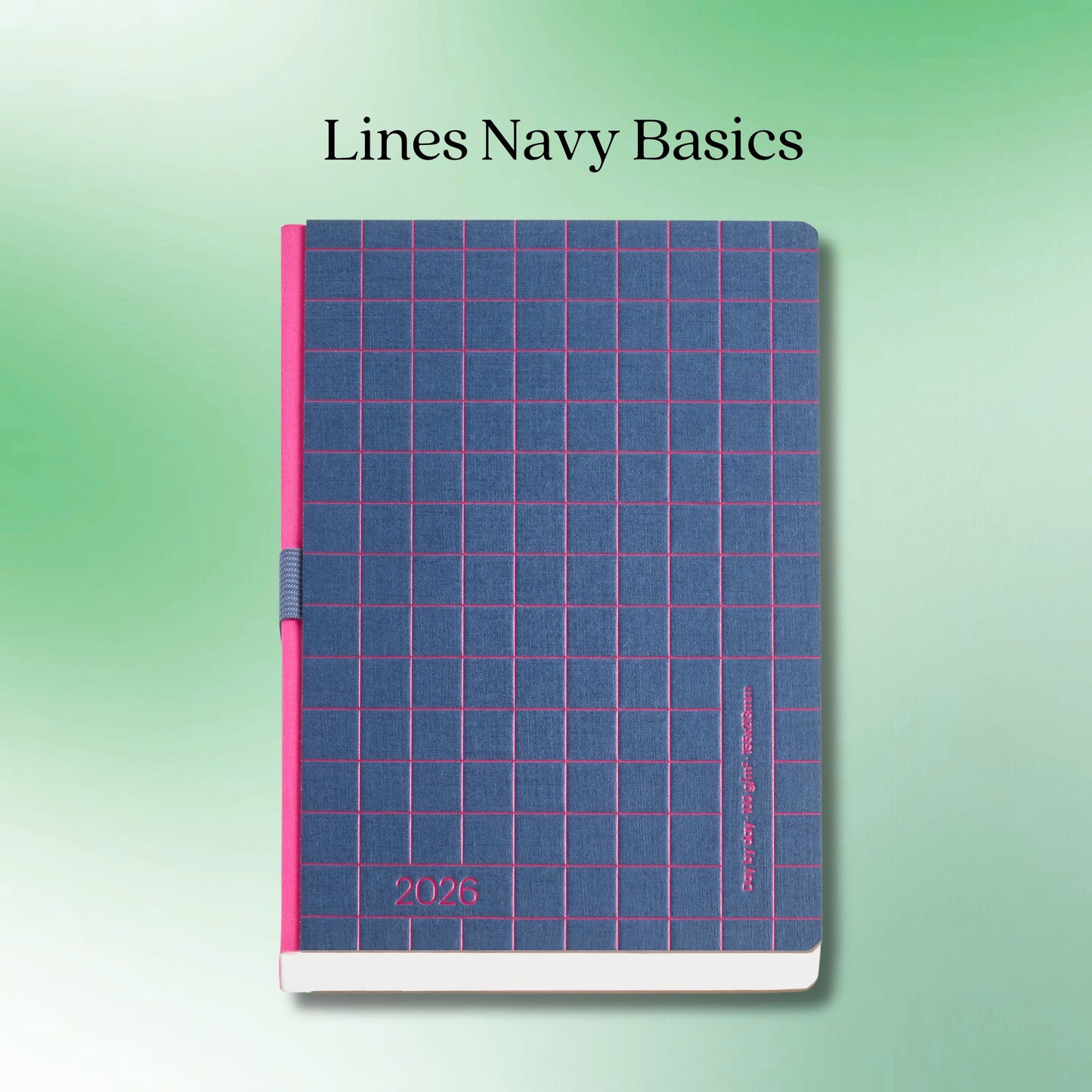 [SG]APLI 2026 A5 Day to Page Sewn Kraft Card Envelope Planner with Stamp Diary | Lines Series [Evergreen Stationery]