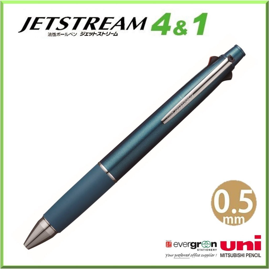 [SG] [LIMITED EDITION] Uni MSXE5-1000-05 Jetstream M/F Pen 4+1 0.5mm [Evergreen Stationery]