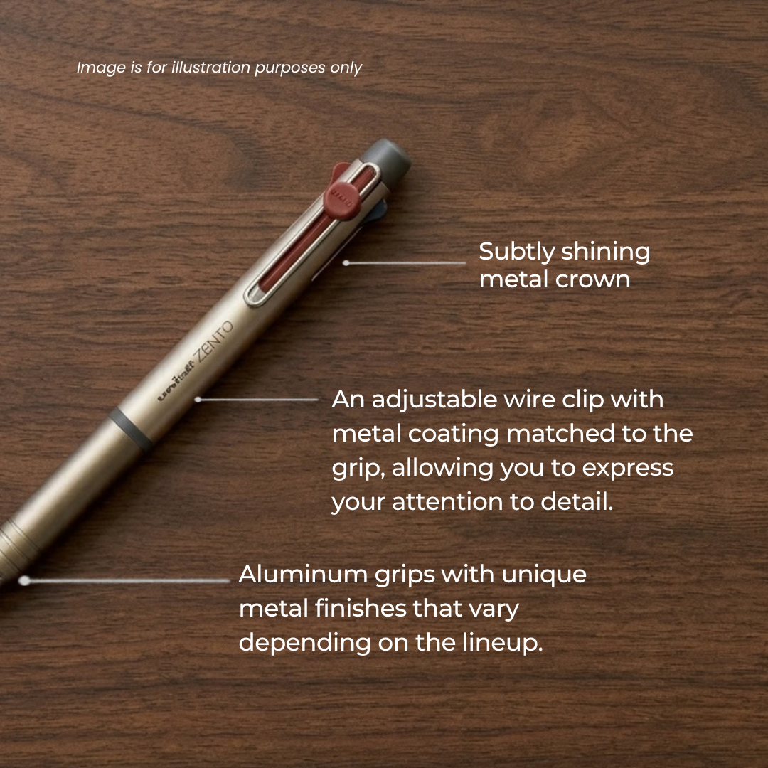 Uni Zento Flow Model 3C Pen | 0.38mm/ 0.5mm | Suitable for gifting | Refillable
