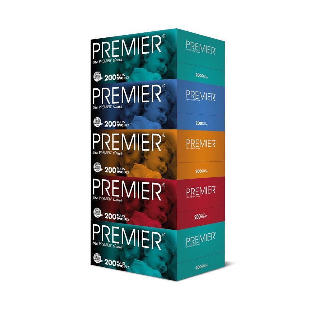[SG] PREMIER Tissue Box (5 BOXES/PACK) [Evergreen Stationery]