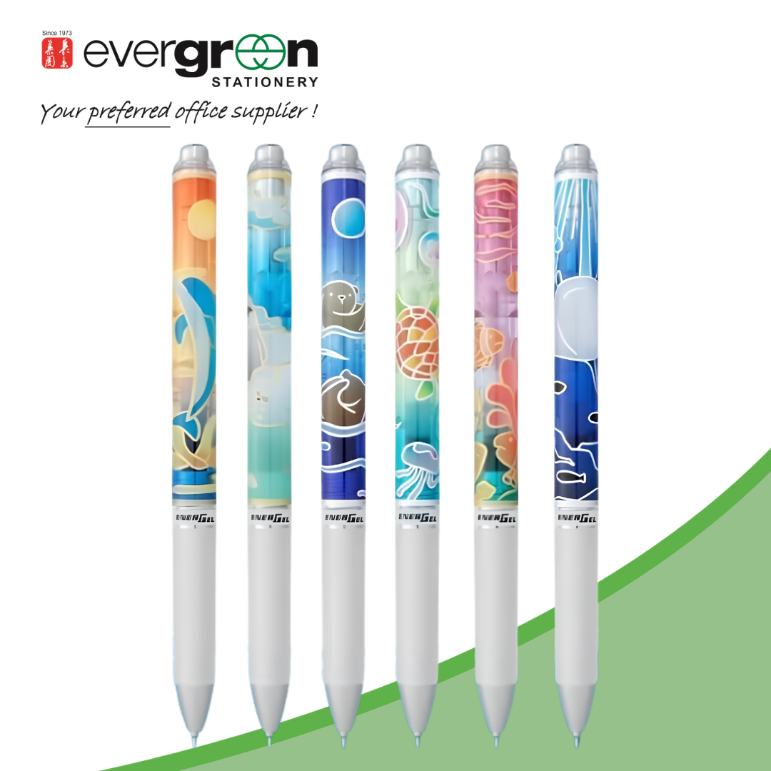 Pentel Energel Marine Animals Retractable Gel Pen 0.5/0.7mm