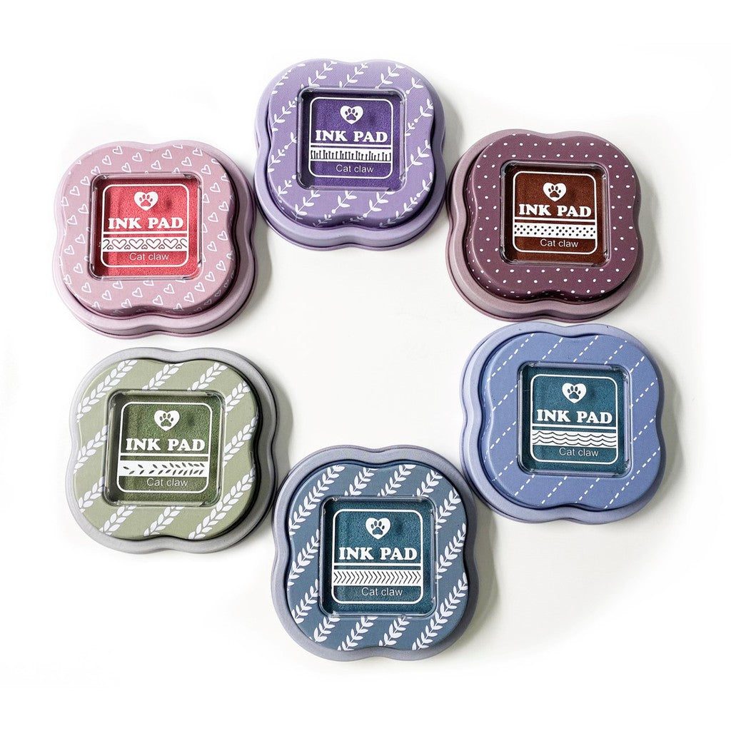 Vintage Cat Claw Ink Pad | Set of 6