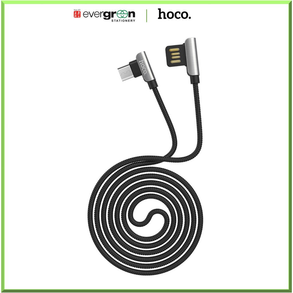 Hoco U42 Exquisite Steel Charging Data Cable Micro 1.2m