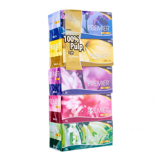 [SG] PREMIER Tissue Box (5 BOXES/PACK) [Evergreen Stationery]