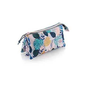 Miquelrius Bright/Flamingo/Jasmine/Jungle/Hello/Sparkle- Single/Triple Compartment Zipper Holdall / Case