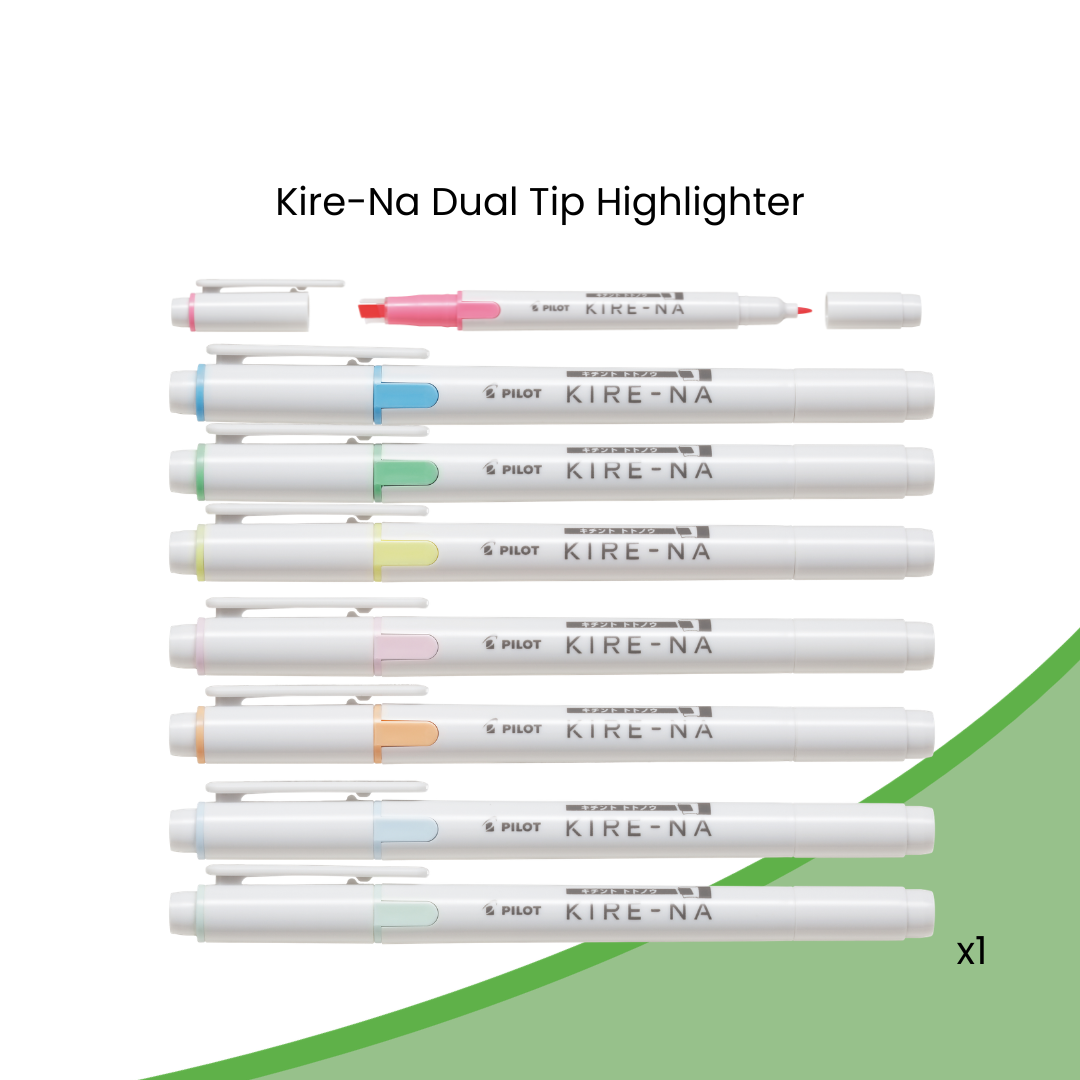 Pilot Back-To-School Edition Promo Gift Pack | Free Kire-na Soft Ruler + Dual Tip Highlighter | Buy 4 Selected Models