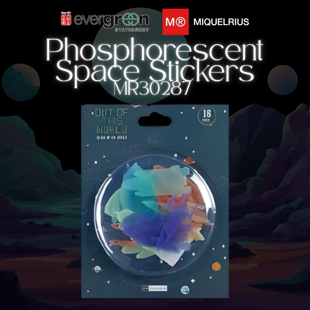 [SG] Apli Phosphorescent Space Stickers [Evergreen Stationery]