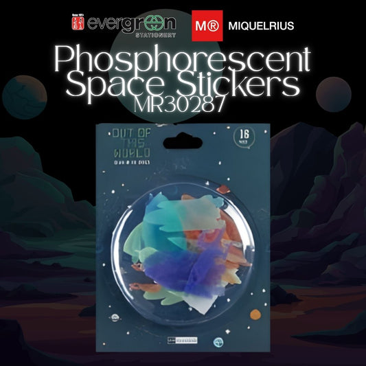[SG] Apli Phosphorescent Space Stickers [Evergreen Stationery]