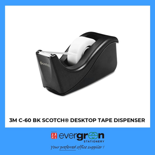 [SG] 3M C-60 BK SCOTCH® DESKTOP TAPE DISPENSER [Evergreen Stationery]