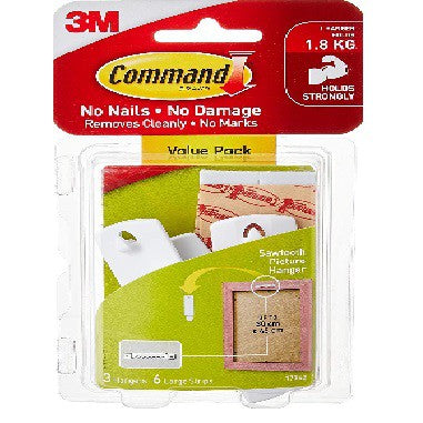 Command™ Wire-Backed Picture Hangers 17043VP
