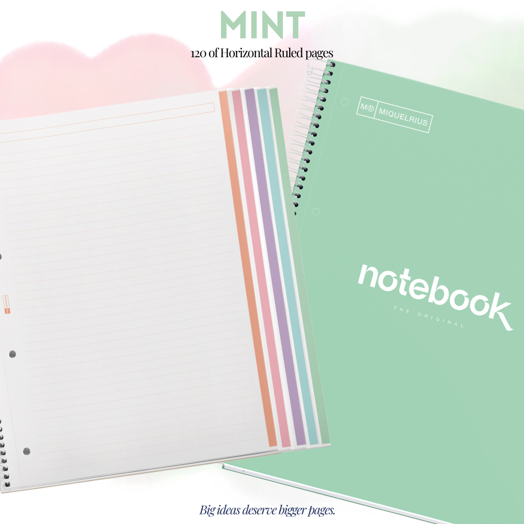 [SG] APLI Emotions A4 Notebook 120 Pages Horizontal – Multi Colours [Evergreen Stationery]