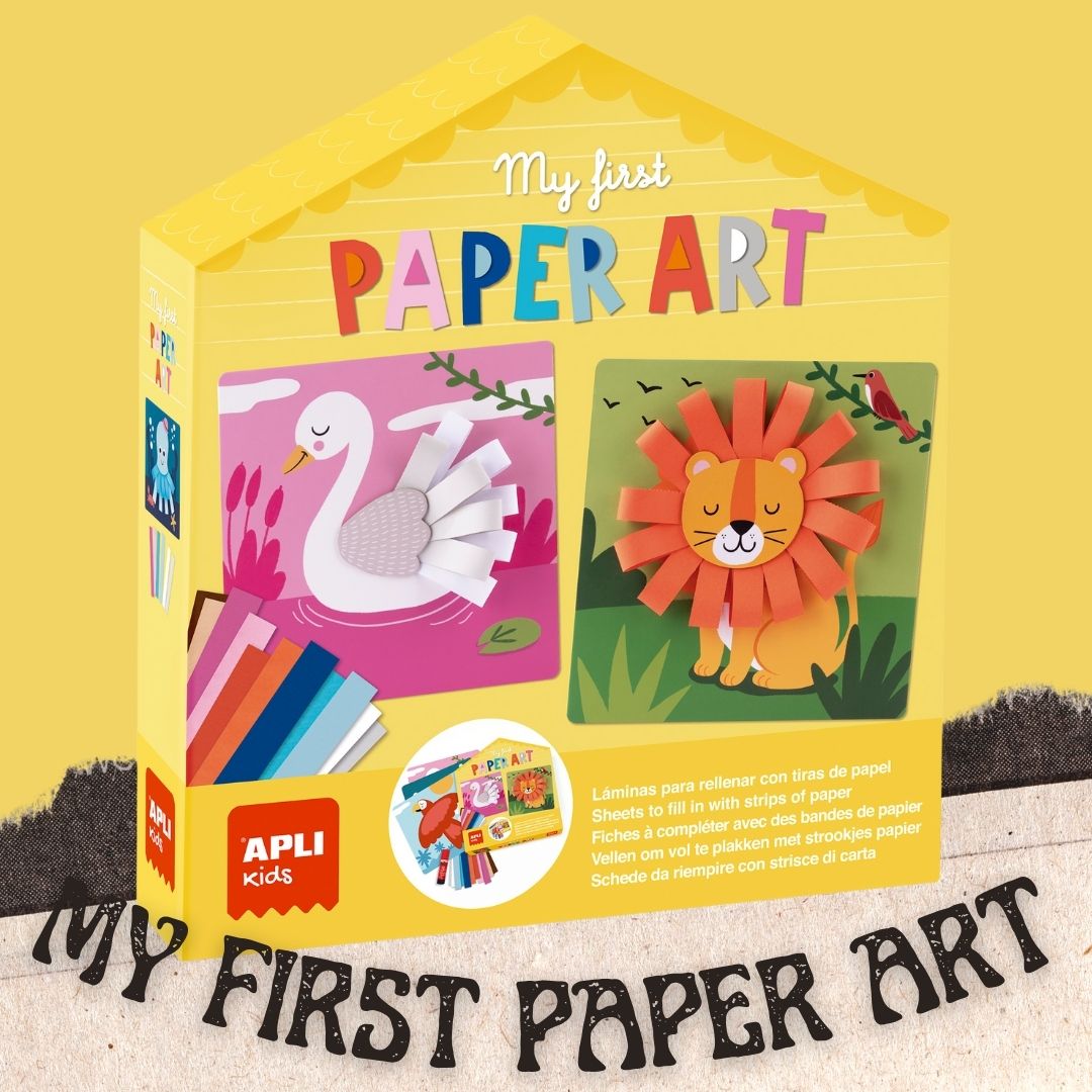 [SG] APLI My First Paper Art/Paint/Stamp [Evergreen Stationery]