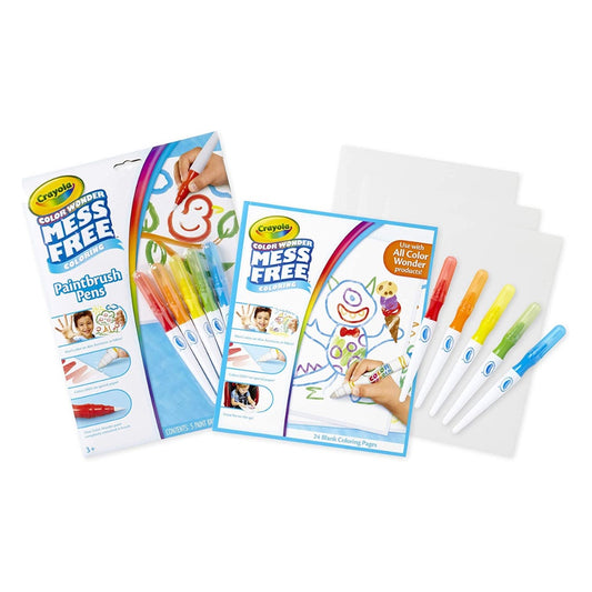 [SG] Crayola 752023 Color Wonder Mess Free Paintbrush Pens [Evergreen Stationery]