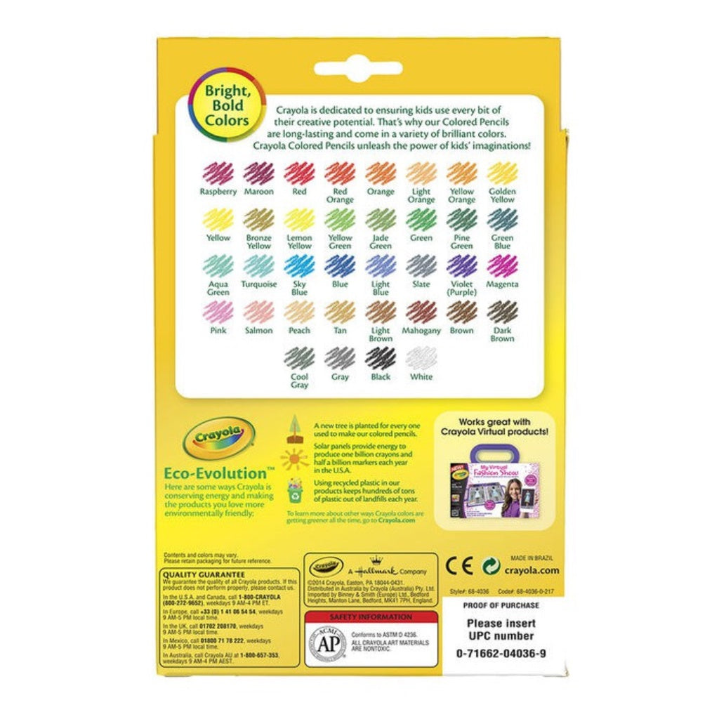 [SG] Crayola 684036 Colored Pencils 36ct [Evergreen Stationery]