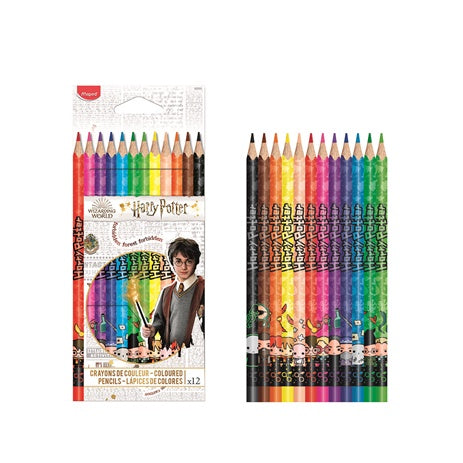 [SG] Maped Harry Potter 12pcs Colour Pencils 832053 [Evergreen Stationery]