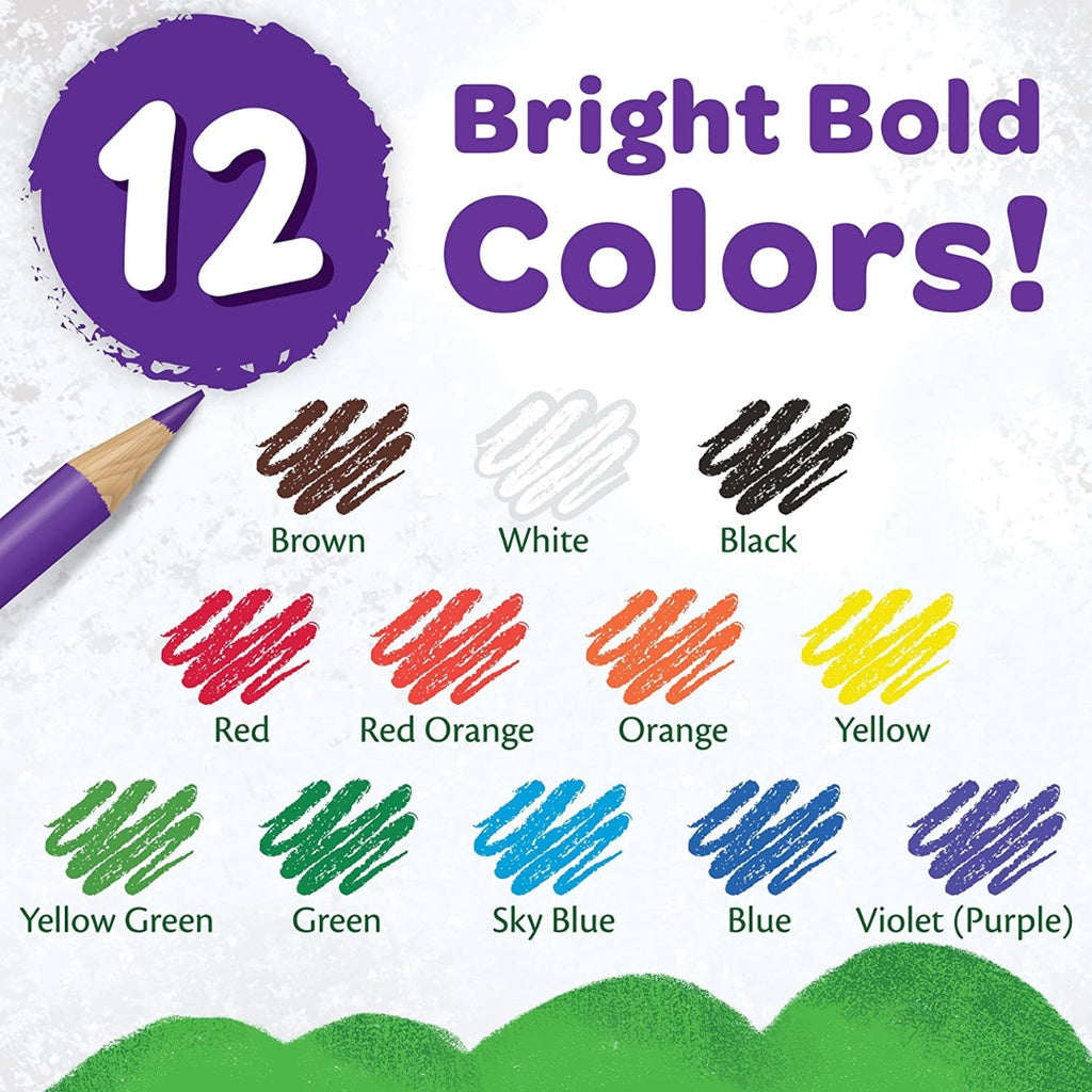[SG] Crayola 684012 Colored Pencils 12ct [Evergreen Stationery]