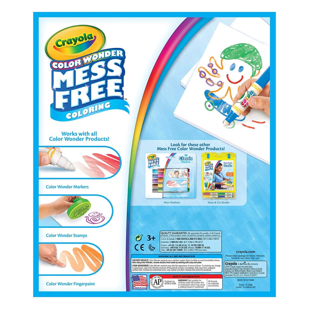 [SG] Crayola 752023 Color Wonder Mess Free Paintbrush Pens [Evergreen Stationery]