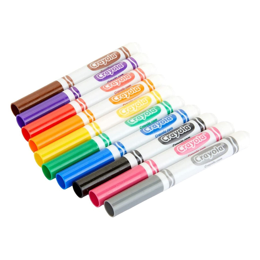 [SG] Crayola 587722 Broad Line Marker 10ct [Evergreen Stationery]