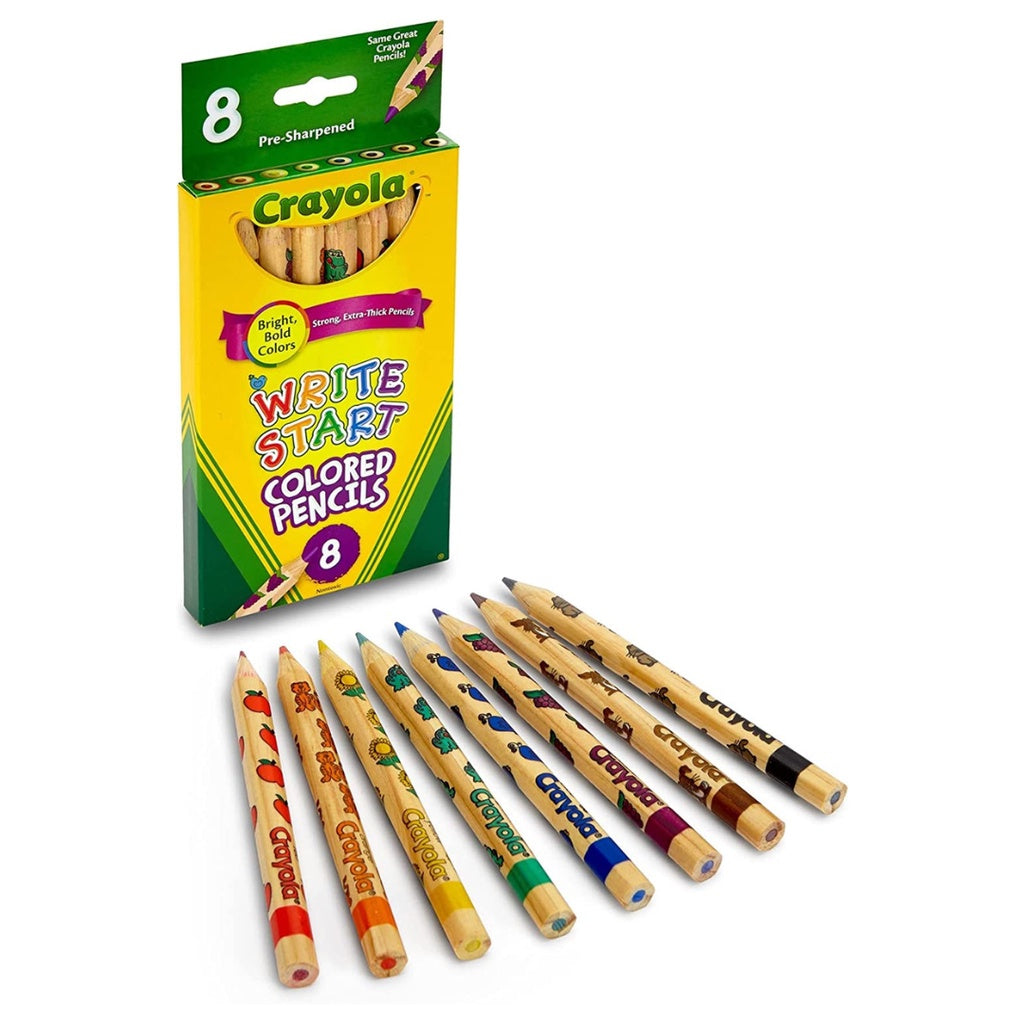 [SG] Crayola 684108 Write Start Colored Pencils 8ct [Evergreen Stationery]