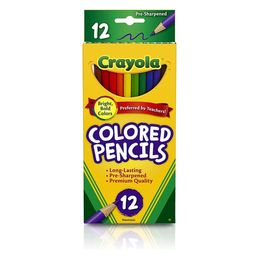 [SG] Crayola 684012 Colored Pencils 12ct [Evergreen Stationery]