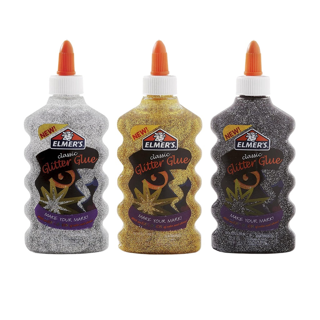 [SG] Elmer's Liquid Glitter Glue 6OZ (177ML) [Evergreen Stationery]