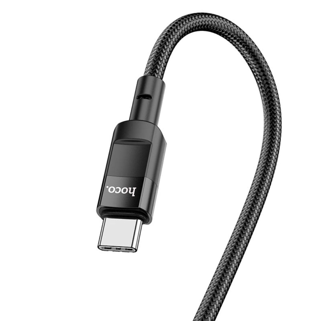 [SG] Hoco U106 Moulder Charging Data Cable Type C to Type C [Evergreen Stationery]