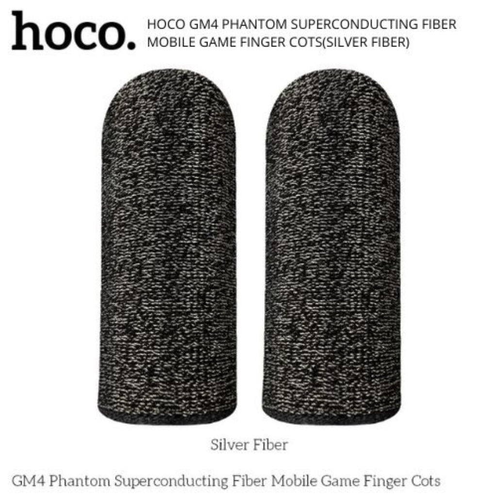 [SG] Hoco GM4 Phantom Superconducting Fiber Mobile Game Finger Cots [Evergreen Stationery]