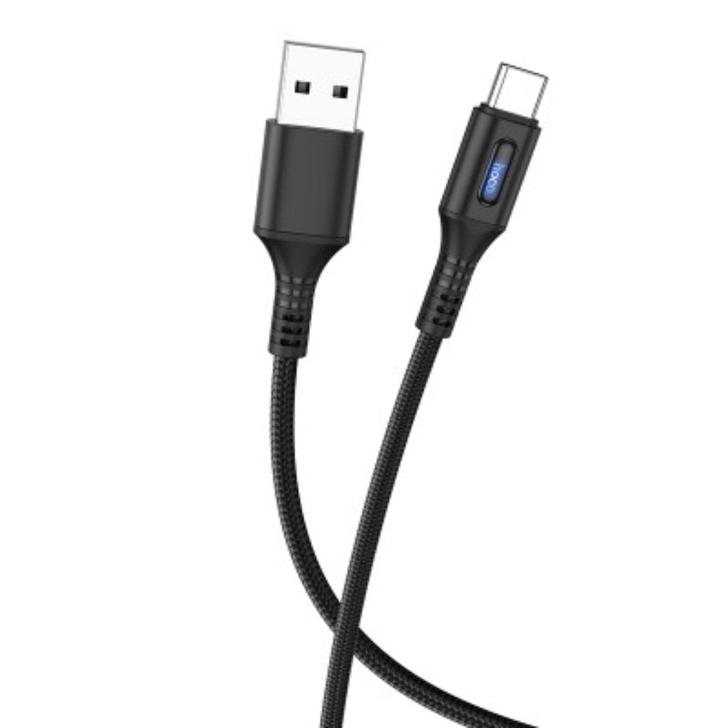 [SG] Hoco U79 Admirable Smart Power Off Charging Cable for iPhone [Evergreen Stationery]