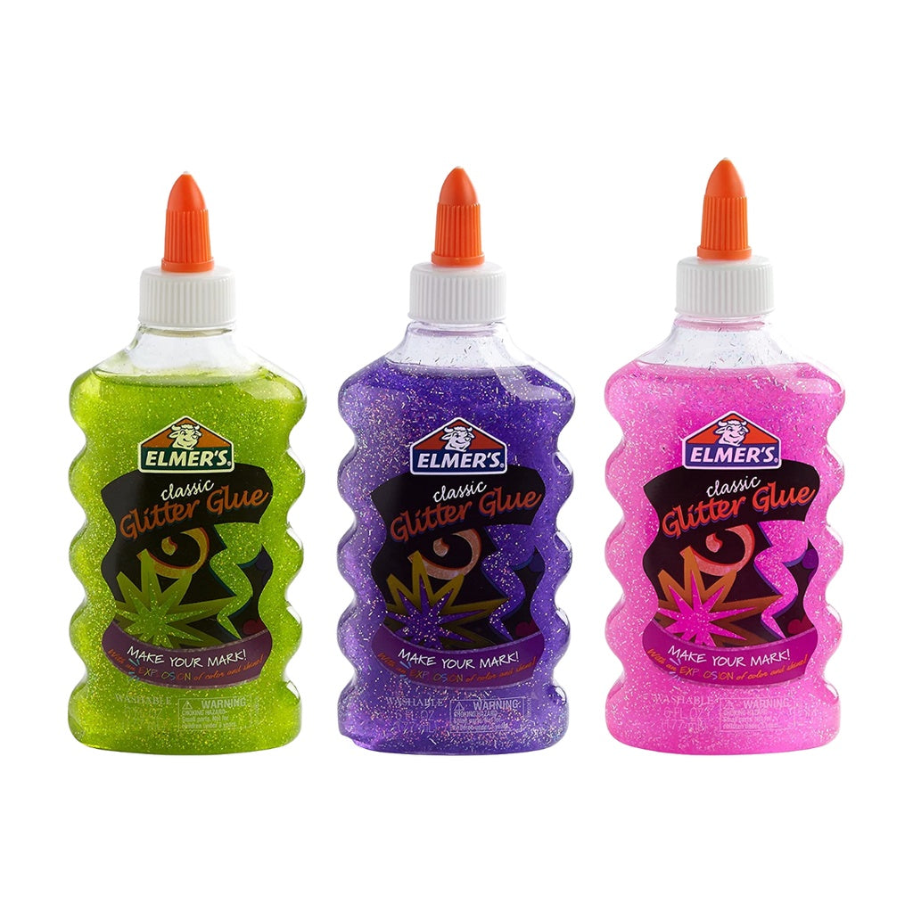 [SG] Elmer's Liquid Glitter Glue 6OZ (177ML) [Evergreen Stationery]