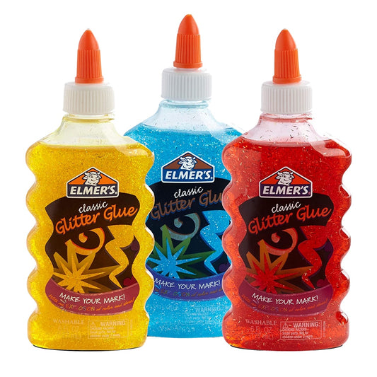 [SG] Elmer's Liquid Glitter Glue 6OZ (177ML) [Evergreen Stationery]