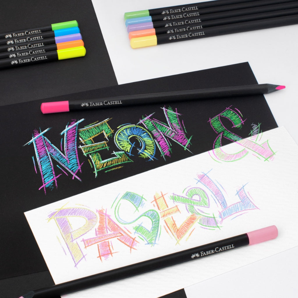 [SG] Faber-Castell PL116410/PL116412 Col Pcls Black Edition 12L [Evergreen Stationery]