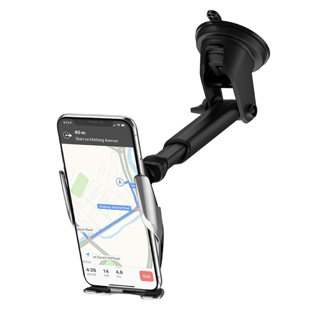 [SG] Hoco S14 Surpass Car Wireless Charger for Dashboard and Air Outlet [Evergreen Stationery]