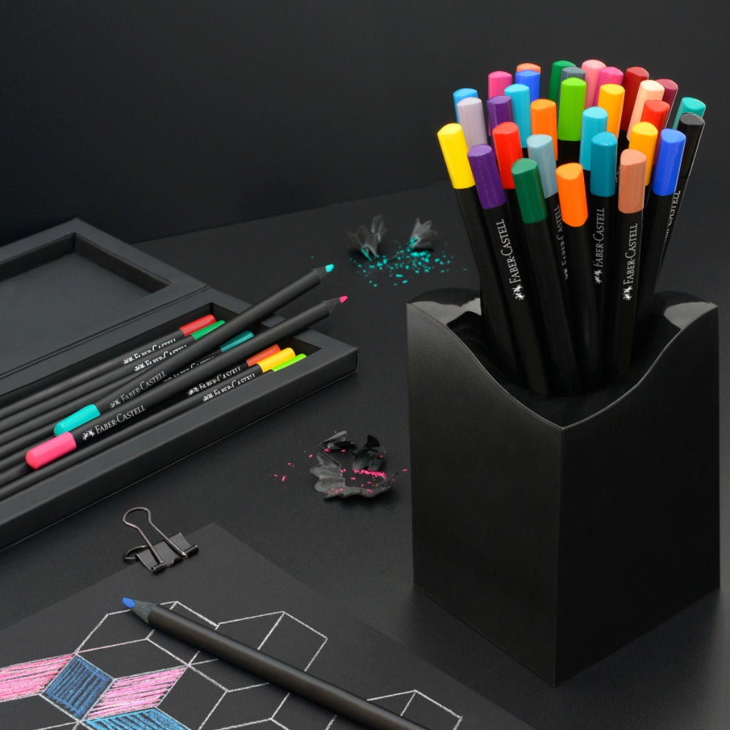 [SG] Faber-Castell PL116436 Col Pcls Black Edition 36L [Evergreen Stationery]