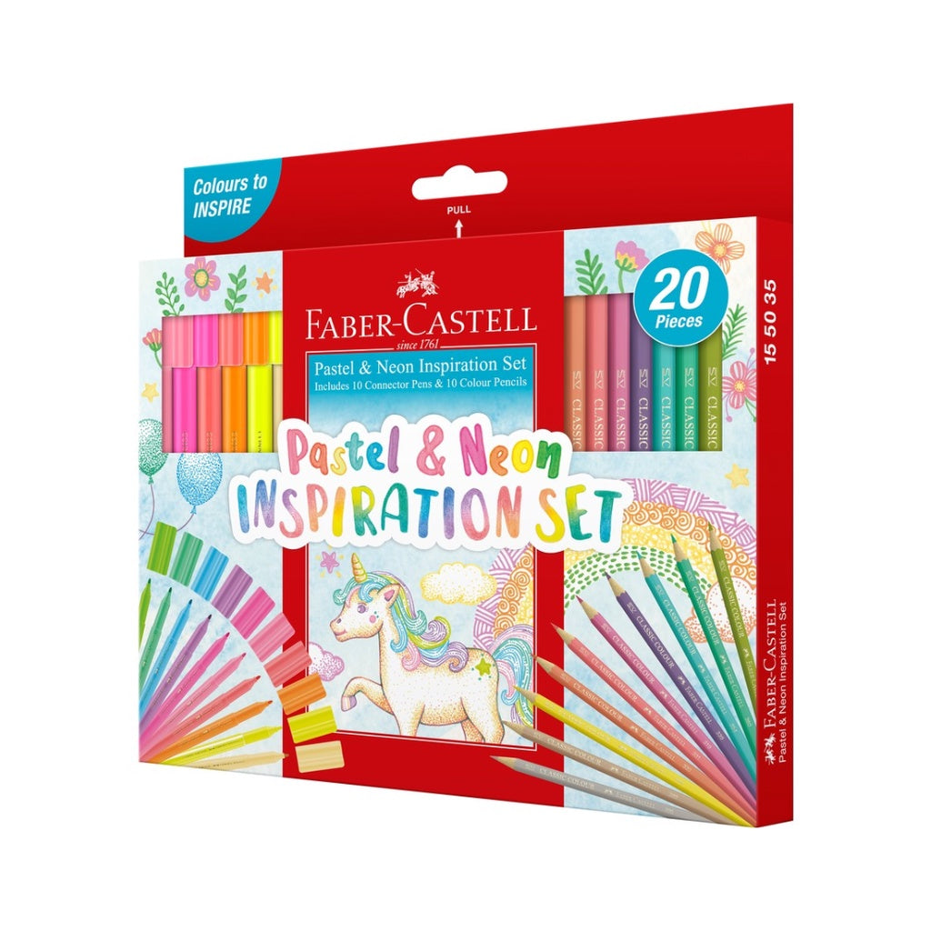 [SG] Faber-Castell PL155035N/PL155005 Col Pcl X10 + Connector Pen X10 [Evergreen Stationery]