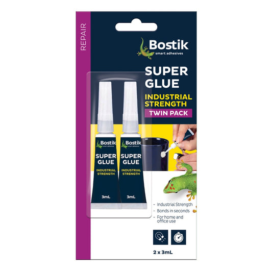 [SG] Bostik Super Glue 3ml (2 in 1) [Evergreen Stationery]