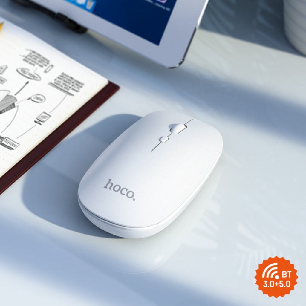 [SG] Hoco GM15 Art Dual-mode Wireless Mouse [Evergreen Stationery]
