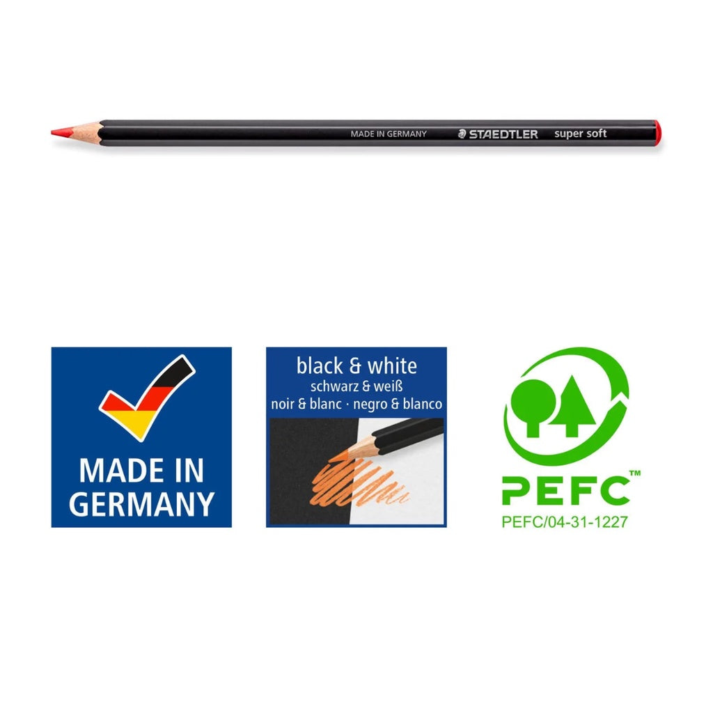 [SG] Staedtler Super Soft Colored Pencil 149C 12pcs [Evergreen Stationery]
