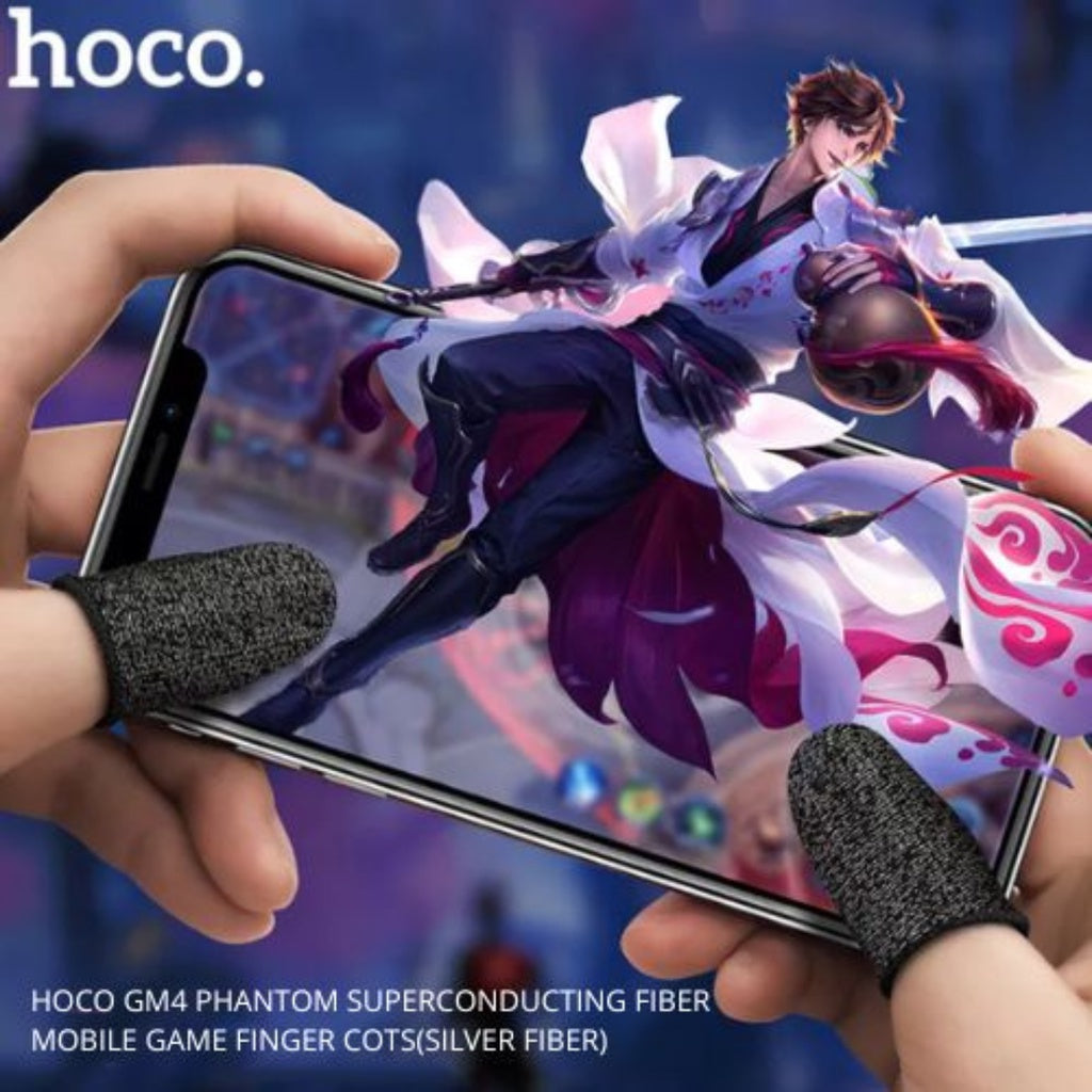 [SG] Hoco GM4 Phantom Superconducting Fiber Mobile Game Finger Cots [Evergreen Stationery]