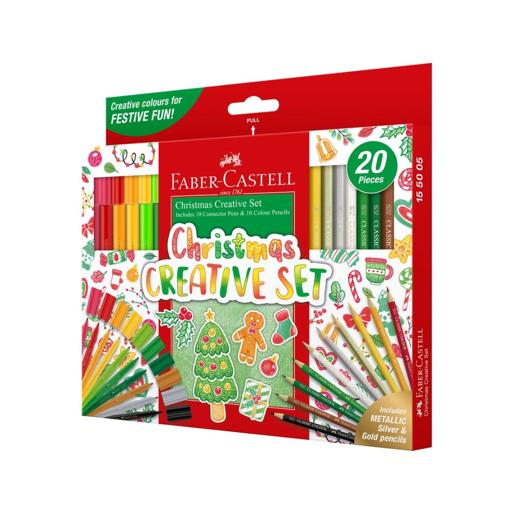 [SG] Faber-Castell PL155035N/PL155005 Col Pcl X10 + Connector Pen X10 [Evergreen Stationery]