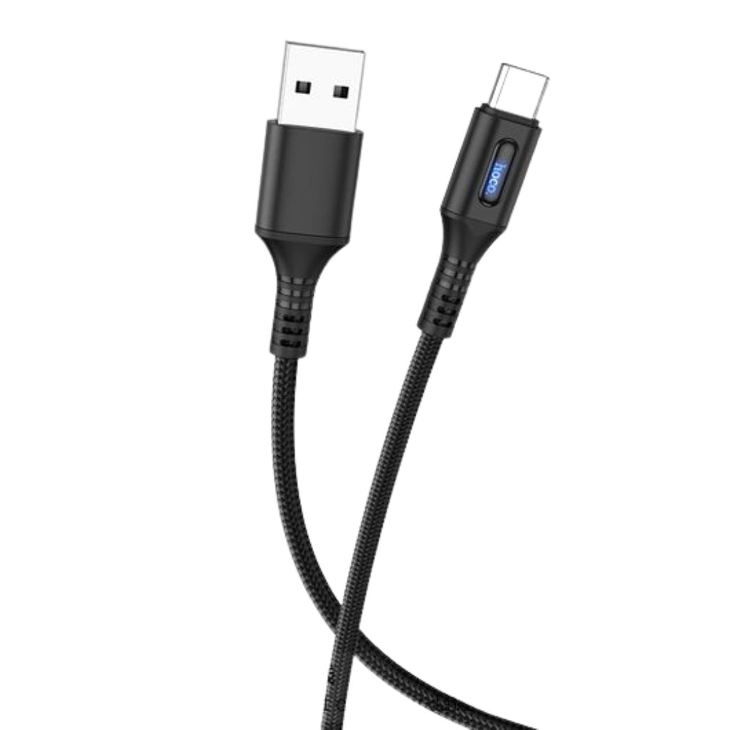 [SG] Hoco U79 Admirable Smart Power Off Charging Cable (Type C) [Evergreen Stationery]